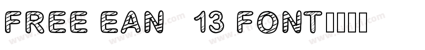 Free EAN   13 Font字体转换